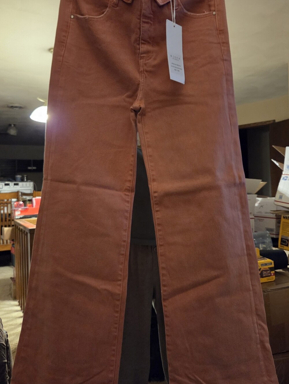 NWT Risen Peach Blossom Wide-Leg Pants Size 11/30